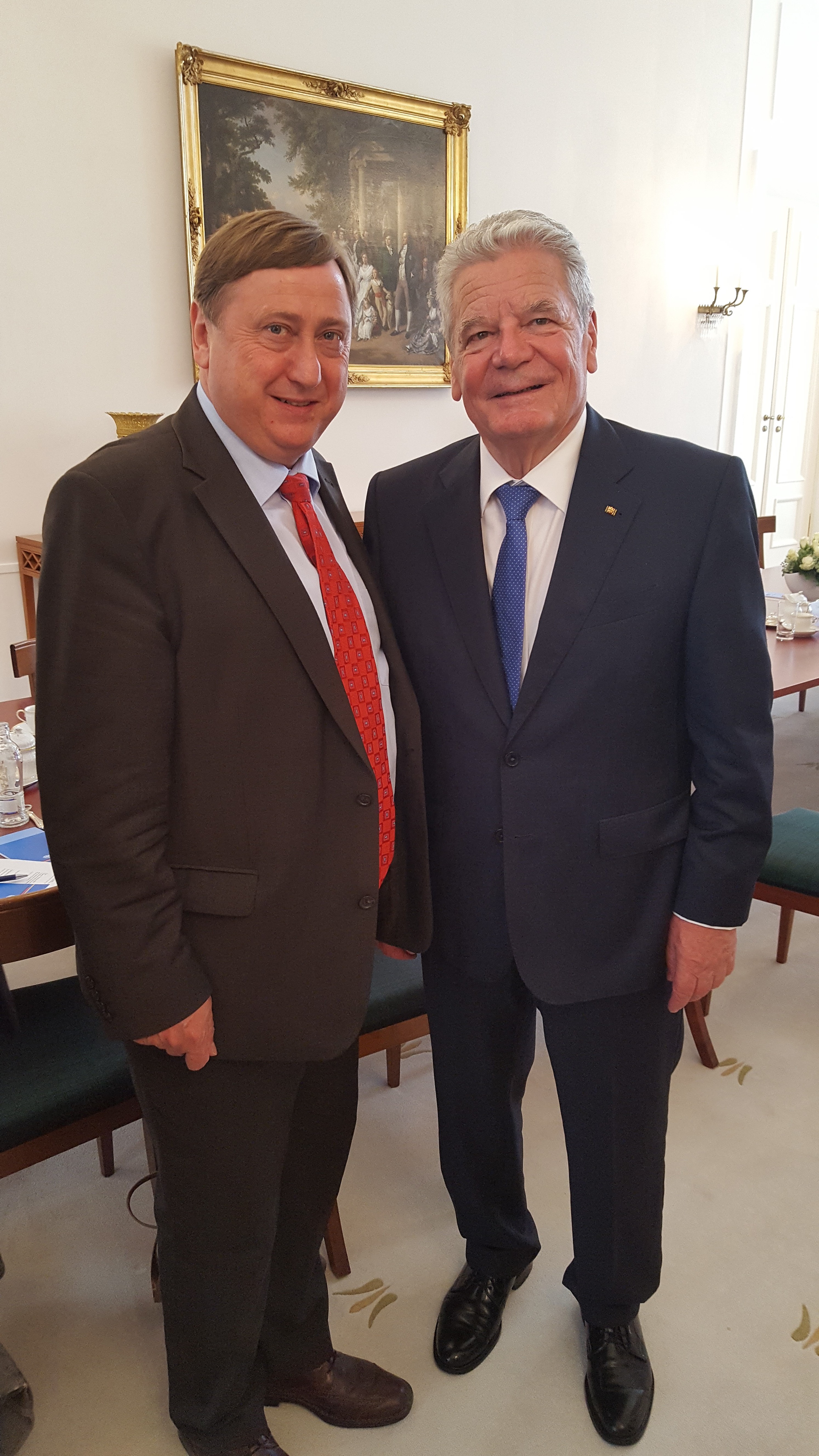 Besuch bei Bundespräsident Gauck 05.07.2016