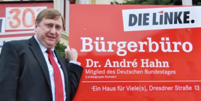 SOZIAL. GERECHT. FRIEDEN. FÜR ALLE. Bürgerforum mit André Hahn und Tilo Hellmann