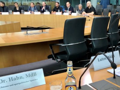 Anhörung im Sportauschuss: Rechtsextrimismus im Fußball