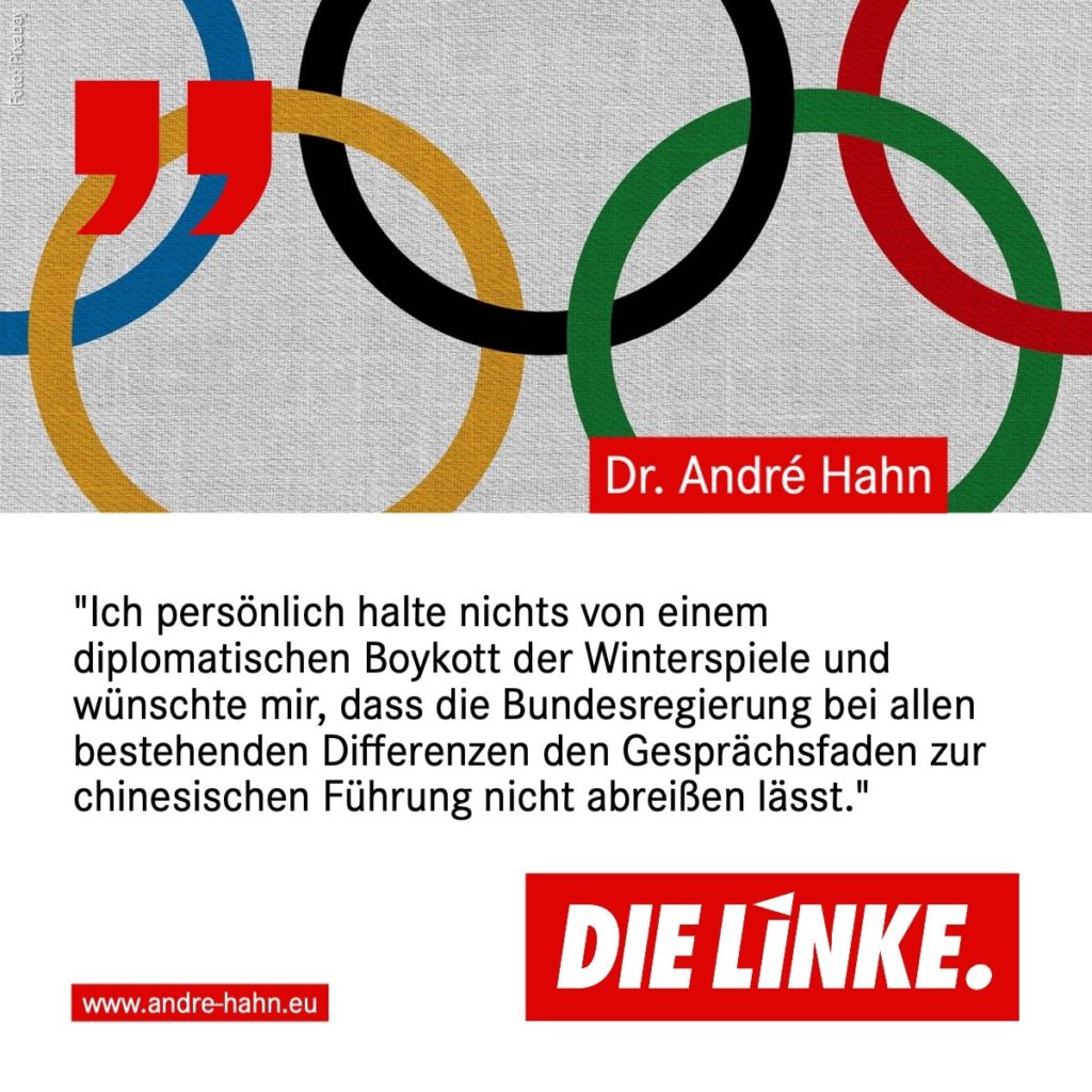 Statement zum politischen Boykott der Olympischen und Paralympischen Spiele