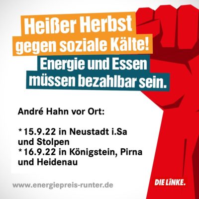 Heißer Herbst: Menschen entlasten. Preise deckeln. Übergewinne besteuern.