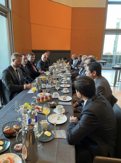 Frühstück der deutsch-zentralasiatischen Parlamentariergruppe